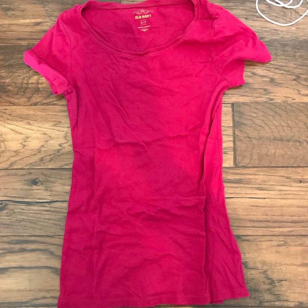 Red slim T-shirt